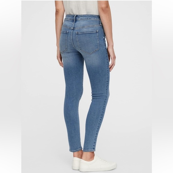 GAP Universal Legging Jegging Blue Jean Denim Size 4/27 Short Petite NWT - Picture 2 of 7